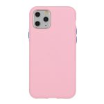   Solid Szilikon Hátlap - Iphone 12 Pro Max (6.7") - rózsaszín
