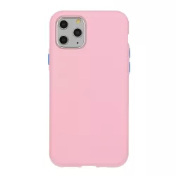 Solid Szilikon Hátlap - Xiaomi Redmi 9 - rózsaszín