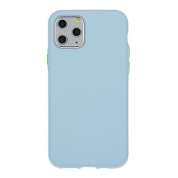 Solid Szilikon Hátlap - Xiaomi Redmi 9 - világoskék