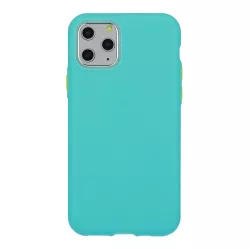 Solid Szilikon Hátlap - Xiaomi Redmi 9 - mentazöld