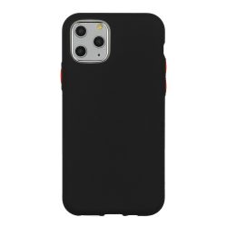 Solid Szilikon Hátlap - Xiaomi Redmi 9C - fekete