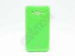   Hallsen Jelly szilikon hátlap - Samsung Galaxy Grand Prime / G530 - zöld