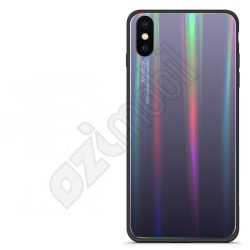 Rainbow TPU hátlap - Samsung Galaxy A750 / A7 (2018) - fekete