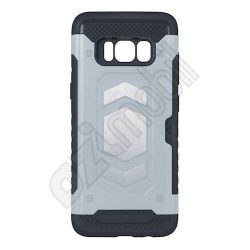 Magnetic Armor ütésálló hátlap - Samsung Galaxy S10 / G973 - ezüst