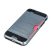Armor ütésálló hátlap kártya tartóval - iPhone 7 / 8 - ezüst
