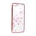 Diamond TPU hátlap - iPhone X / Xs  (5.8") - Virágok - rose gold