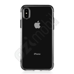 Elegance szilikon hátlap - iPhone 11 Pro (5.8") - fekete