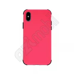 Armor Rubber hátlap - Huawei Y7 (2019) - pink