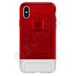 Spigen Classic C1 hátlap - iPhone X / Xs (5.8") - piros