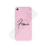   Matt TPU Forever Love szilikon hátlap - iPhone 11 Pro Max (6.5") - pink