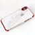 Elegance szilikon hátlap - iPhone 6 / 6s - piros
