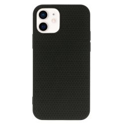 TEL PROTECT liquid air szilikon tok - iPhone 12 Mini (5.4") - fekete