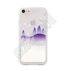 Water Case Winter Snow2 - iPhone XR (6.1") - lila