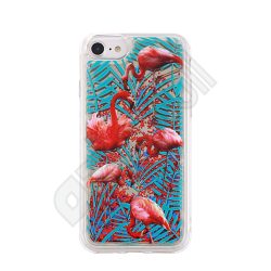 Water Case Mirror TPU - Flamingó - iPhone 7 / 8