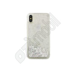 Water Case TPU - Diamond - iPhone X / Xs (5.8") - ezüst