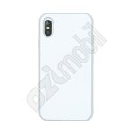 Devia üveg hátlap - iPhone X / Xs (5.8") - fehér