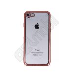 Clear Case szilikon hátlap - iPhone 7 / 8 - rose gold
