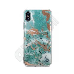 Marmur szilikon hátlap - Samsung Galaxy A515 / A51 (2019) - zöld