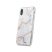 Marmur szilikon hátlap - iPhone 7 / 8 - fehér
