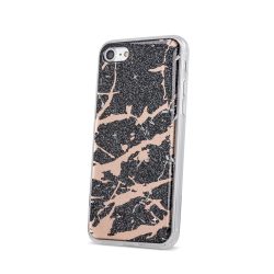 Marmur szilikon hátlap - iPhone 11 Pro Max (6.5") - fekete