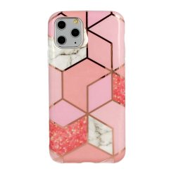 Cosmo szilikon hátlap - Iphone 7 / 8 / SE2 - Design1 pink