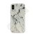 Vennus márvány szilikon hátlap - iPhone X / Xs (5.8") - Design1 fehér