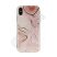 Vennus márvány szilikon hátlap - iPhone XR (6.1") - Design4 pink