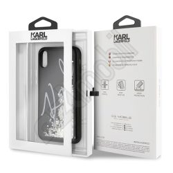 Water Case Original Karl Lagerfeld PH2 - iPhone X / Xs - fekete hátlap