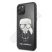 Original Karl Lagerfeld Iconic Glitter Hardcase KLHCN58DLFKBK - iPhone 11 Pro - fekete