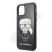 Original Karl Lagerfeld Iconic Glitter Hardcase KLHCN58DLFKBK - iPhone 11 Pro - fekete