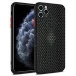   Breath Case Légző Hátlap  - Xiaomi Redmi Note 9S / Note 9 Pro / Note 9 Pro Max - fekete