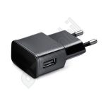   Univerzális USB hálózati töltő adapter - 5V/2A - ETA-U90EBEG utángyártott - fekete (dupla USB)