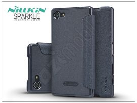 Nillkin Sparkle - Sony Xperia Z5 Compact / Z5 Mini / E5823 oldalra nyíló flipes tok - fekete