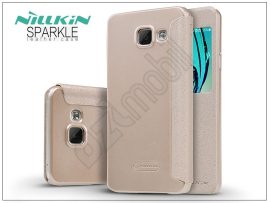 Nillkin Sparkle - Samsung Galaxy A310F / A3 (2016) oldalra nyíló flipes tok - arany