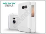  Nillkin Sparkle - Samsung Galaxy S7 / G930F oldalra nyíló flipes tok - fehér