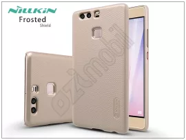 Nillkin Frosted Shield - Huawei P9 - arany hátlap - képernyővédő fóliával 