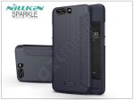   Nillkin Sparkle - Huawei P10 oldalra nyíló flipes tok - fekete