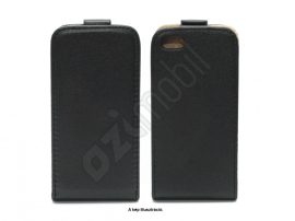 Flexi Slim Flip tok - iPhone 5 / 5s / SE - fekete