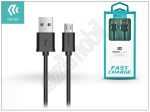   USB - micro USB adat- és töltőkábel 1 m-es vezetékkel - Devia Smart Cable for Android 2.1 - black