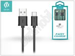   USB - USB Type-C adat- és töltőkábel 1 m-es vezetékkel - Devia Smart Cable for Type-C 2.1 - black