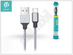   Devia USB töltő- és adatkábel 1 m-es vezetékkel - Devia Tube for Type-C USB 2.4A