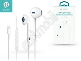 Devia Smart Lighting Bluetooth headset (vezetékkel) - fehér